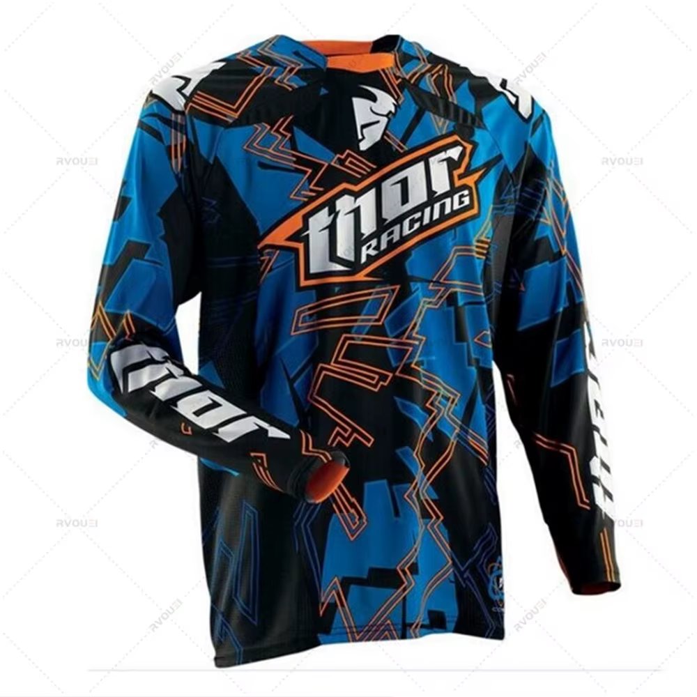 2022 180 Adult Motocross Jersey MTB Off Road Mountain New Racing Bike Downhill Jersey MX BMX Cycling Jersey Enduro Sweatshirt
