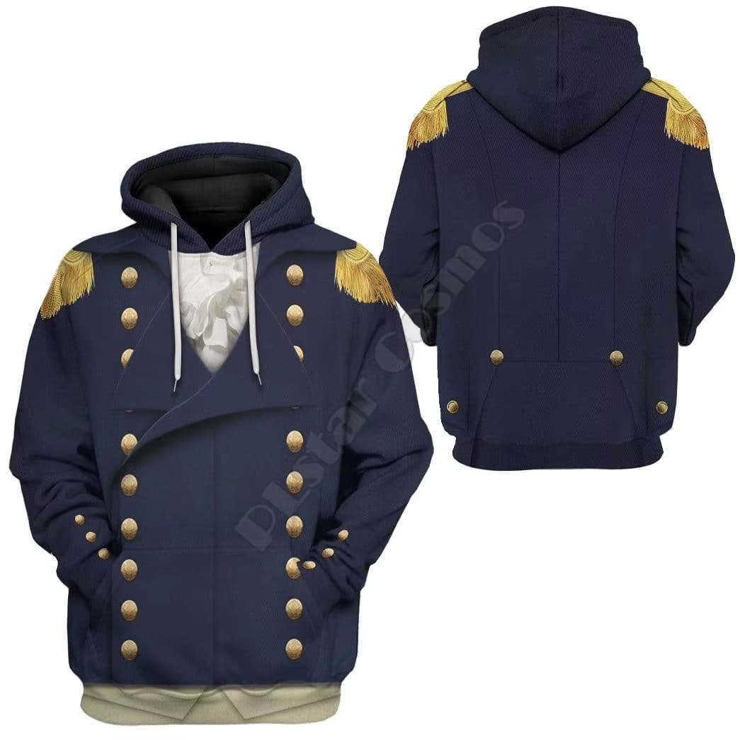 Royal Navy Captain 3D Printed Men For Women hoodies Streetwear Fashion Hoodie/Sweatshirts Unisex Jacket Cosplay Costumes