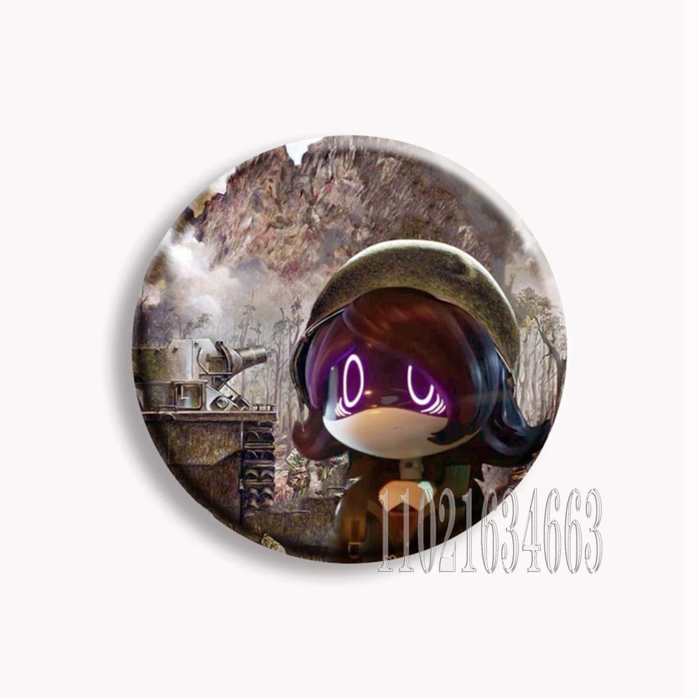 Murder Drones Anime Button Pin Little Robot TESSA UZI N J Funny Meme Brooch Badge Bag Decor Accessories Fans Collect Child Gifts