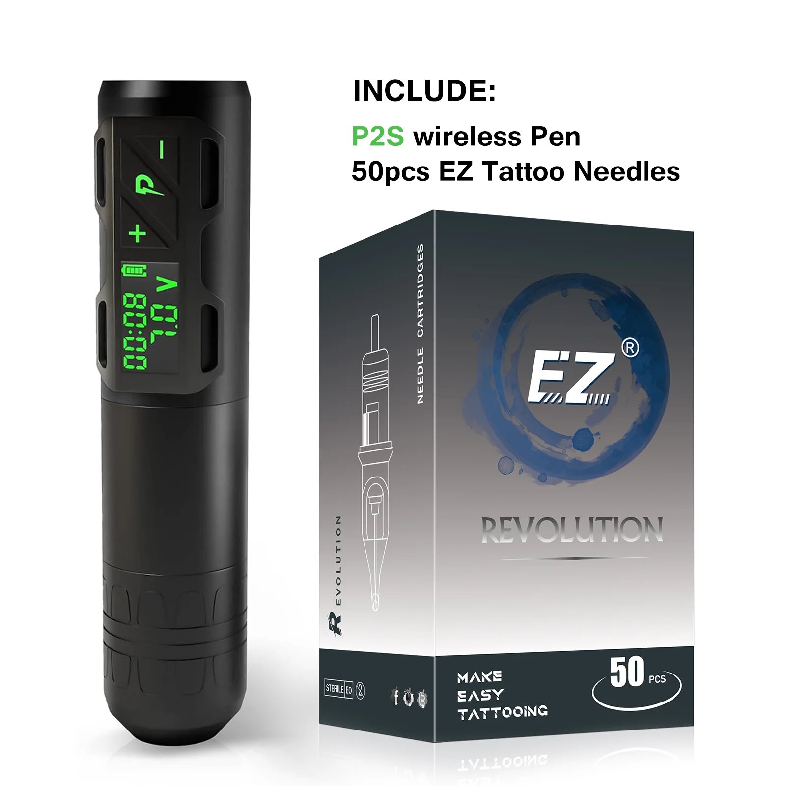 P2S BLack-50pcs Kit