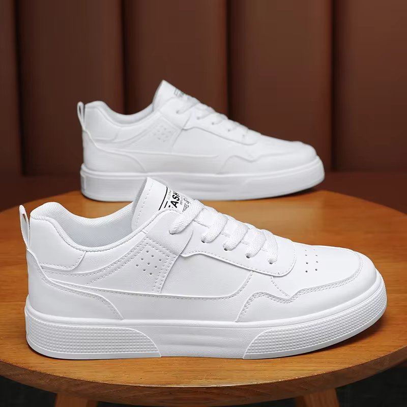 Men's Benetrable Ware sneakers, thick sole white shoes, trendy flat shoes, comfortable designer shoes