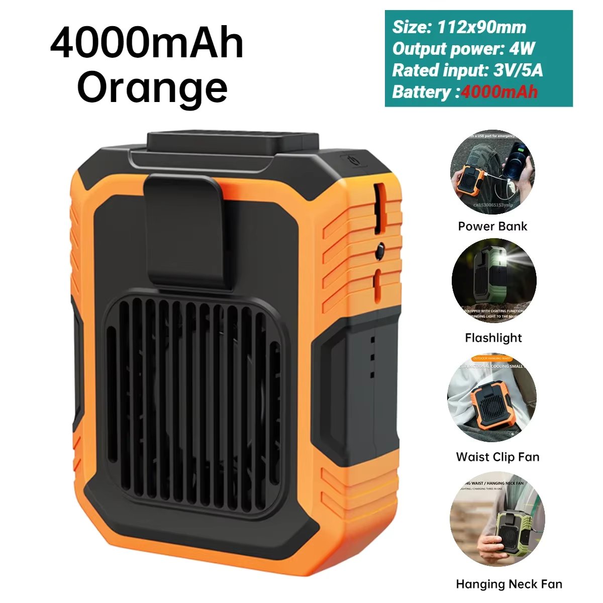 Orange 4000mAh