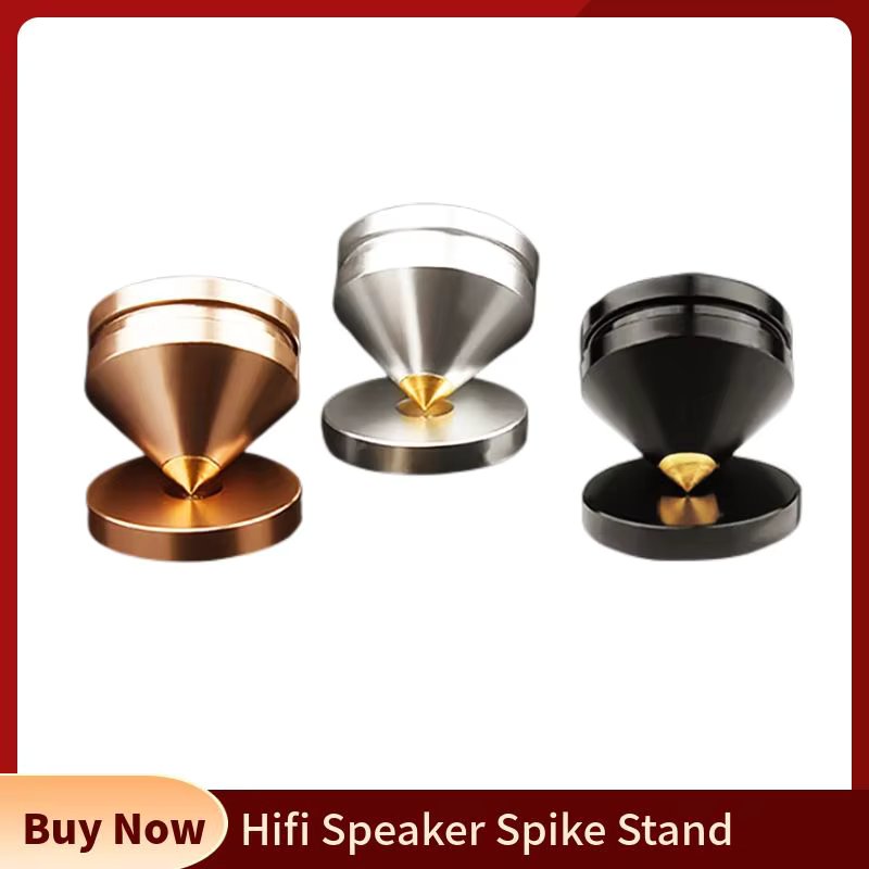 Hifi Speaker Stand Feet Pad Audio Foot Spikes Cone Floor Nail  Aluminum Alloy For CD Cabinet Amplifier Computer Subwoofer Tripod
