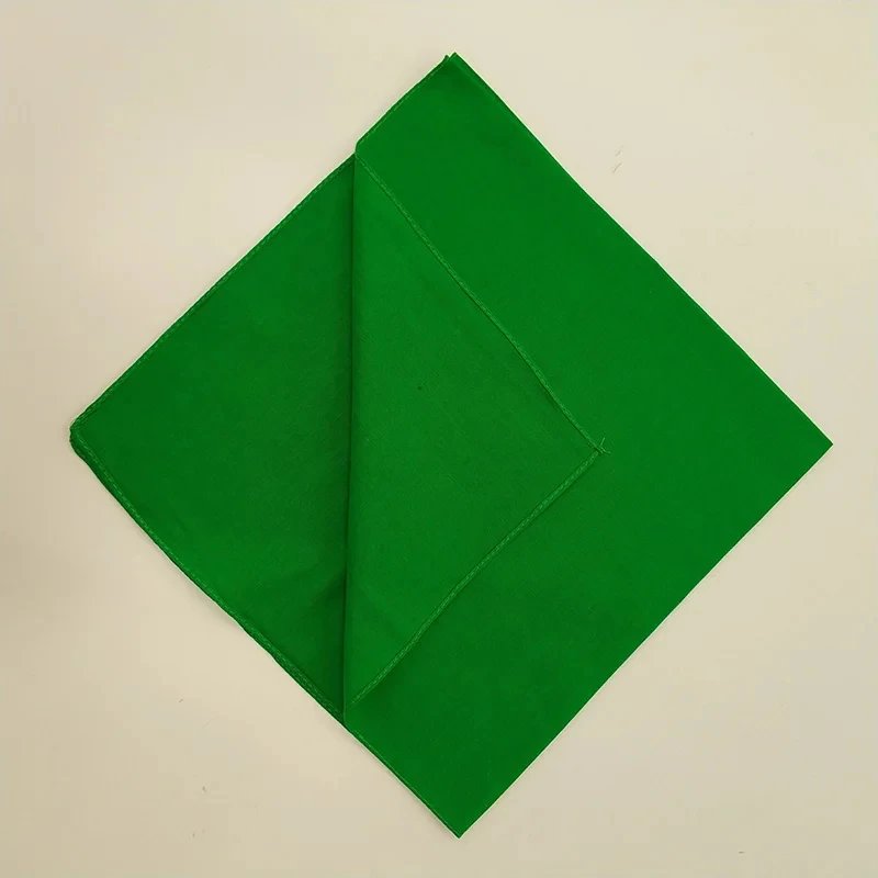 Cotton Solid Color Bandana Cycling Hip Hop Square Scarf Headband Outdoor Sports Street Dance Hijab Women Men Boys Girls Scarves