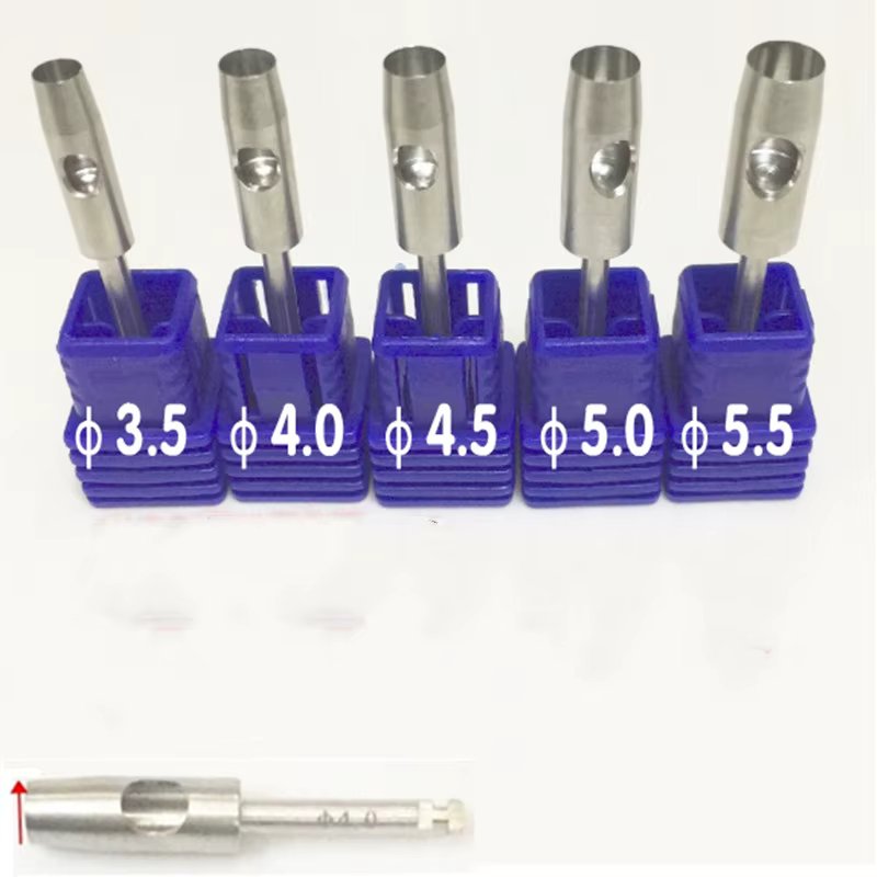 free shipping 1 Pcs Dental Surgical Implant Reusable Tissue Punch Offset Stainless Steel Tools