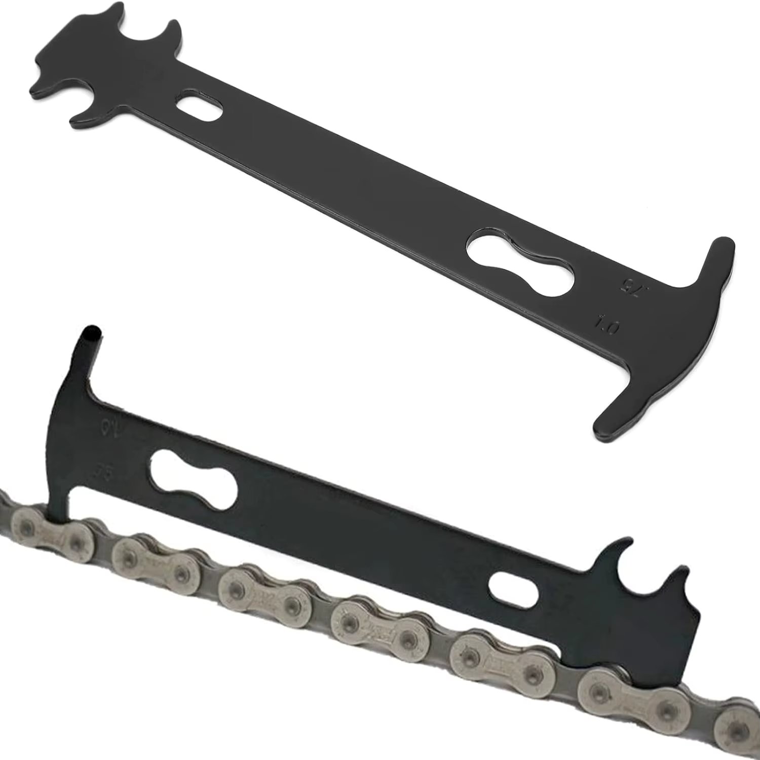 High-Quality Durable Carbon Steel Bike Chain Checker for Easy Monitoring of Chain Wear - Essential Tool for Safety and Peak Perf