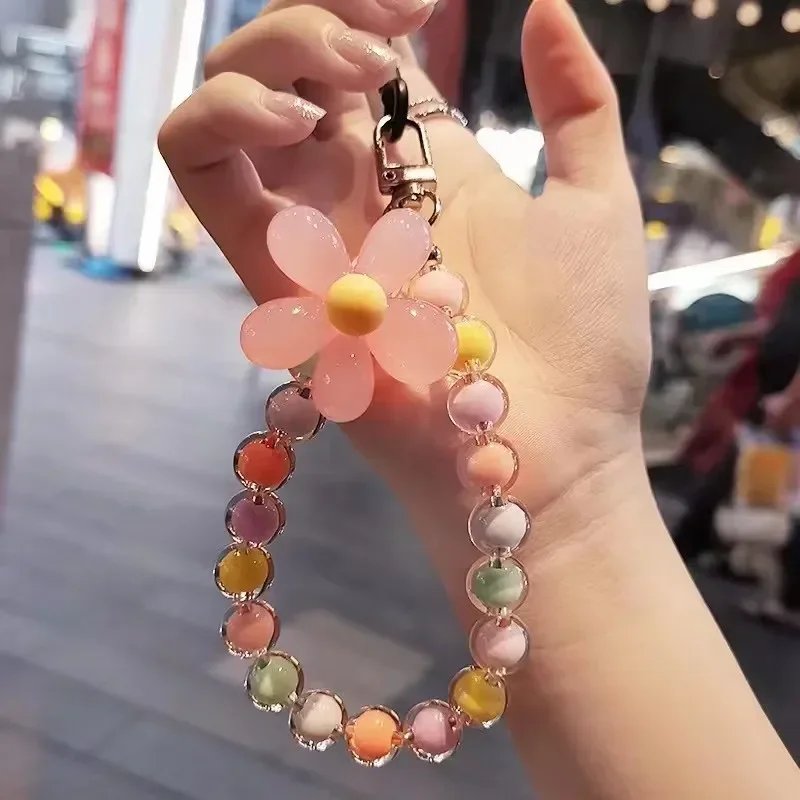 Orange flower beads