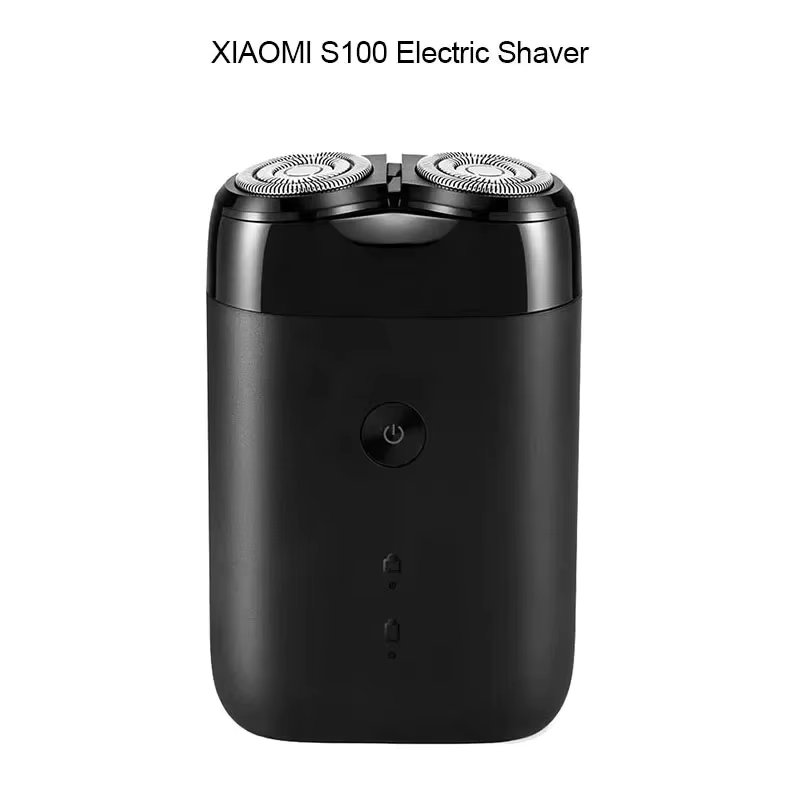 XIAOMI MIJIA S100 Electric Shaver Twin Blade Portable Dry Wet Razor Beard Trimmer Cutter USB Rechargeable For Men Razors Machine