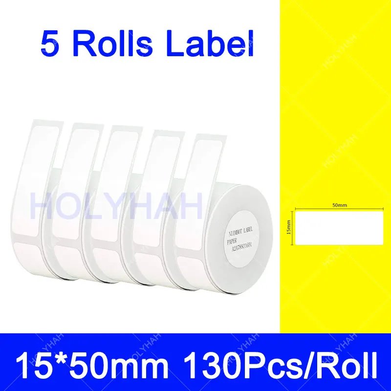 5 White 15x50mm