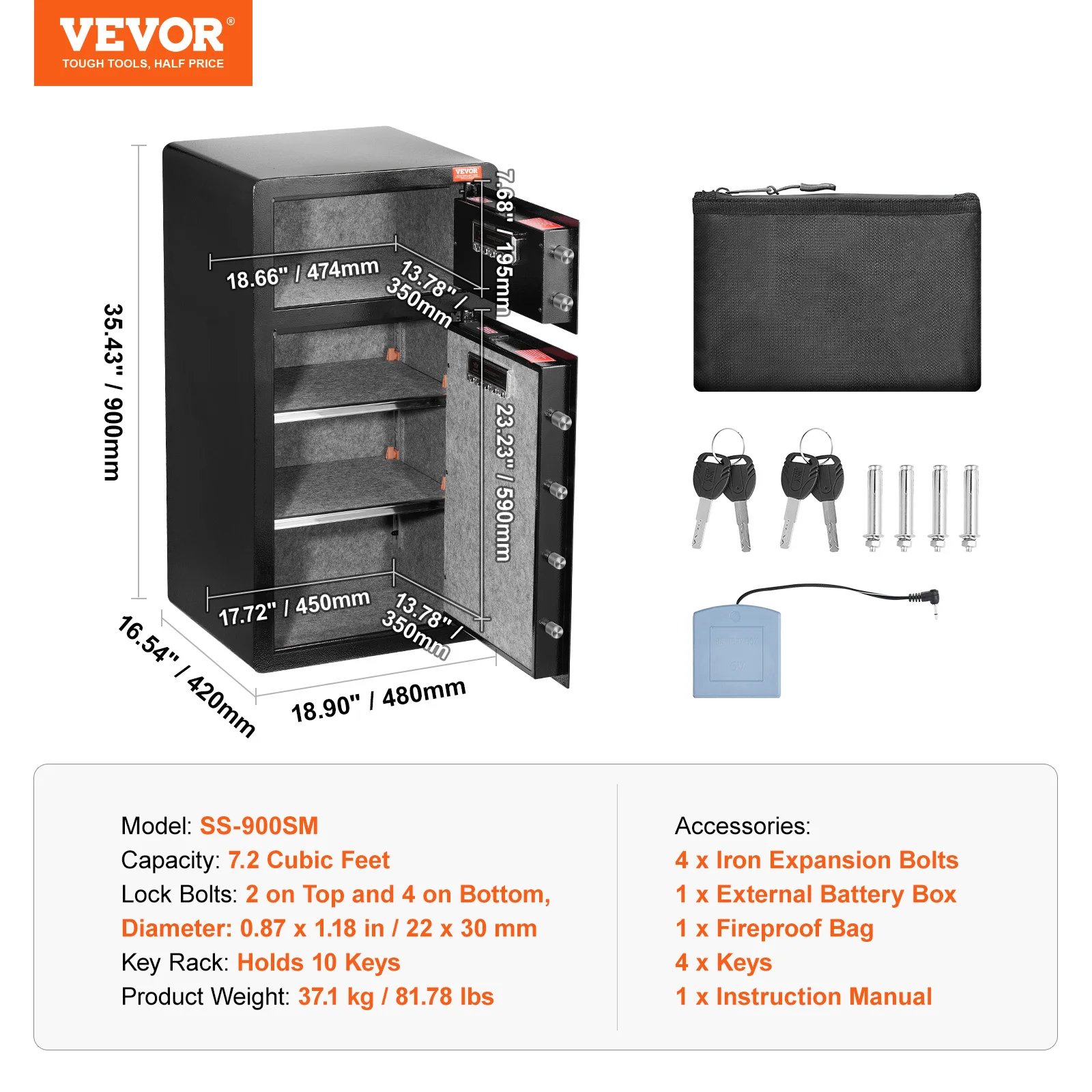 2-wayAccess 7.2CU.FT