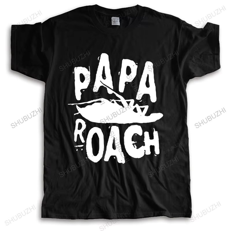 new men crew neck tees fashion brand t-shirt Papa Roach Classic Infest Logo T-Shirt - Official Merch Mens printing Tee-shirt