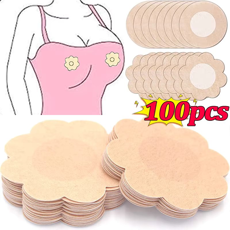Cloth Nipple Cover Teat Hide Women Nipple Pasties Piece Breast Petals Invisible Bra Padding Chest Sticker Patch Covers