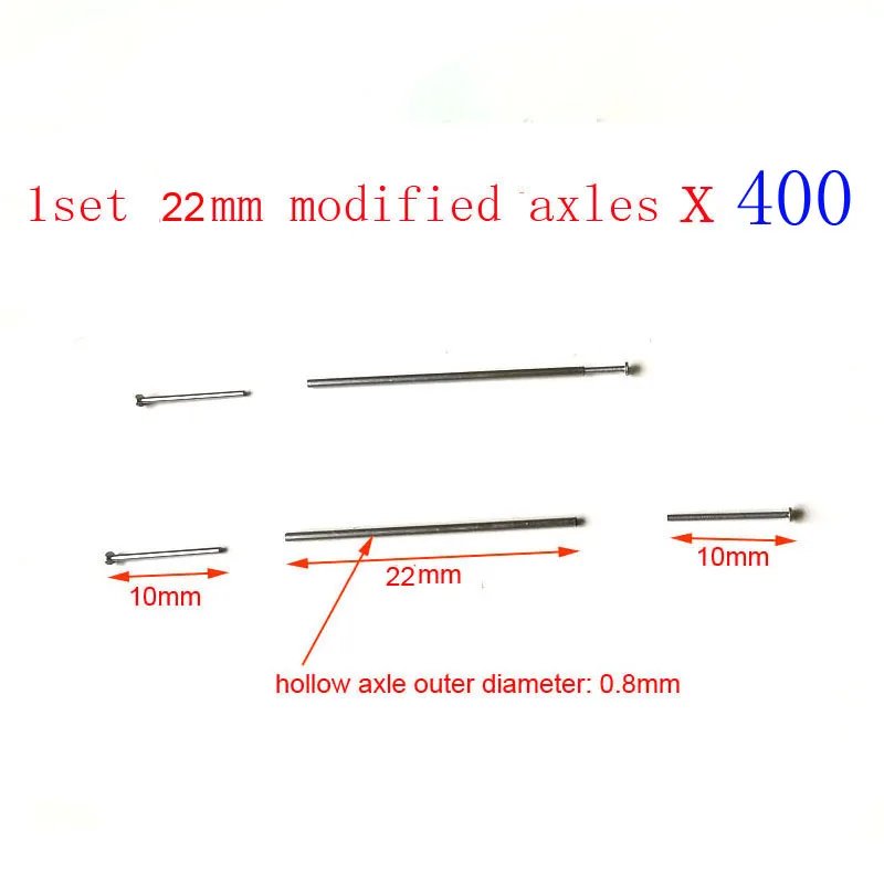 400 sets 22mm axles