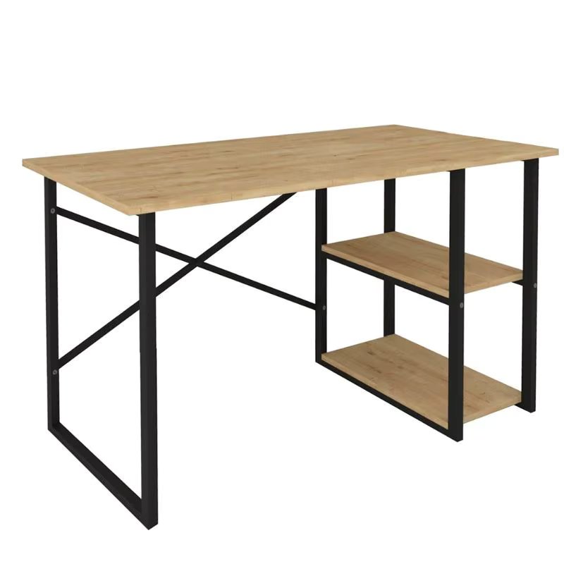Rus desk 2 shelves Industrial Miroytengo oak and black 120 CM