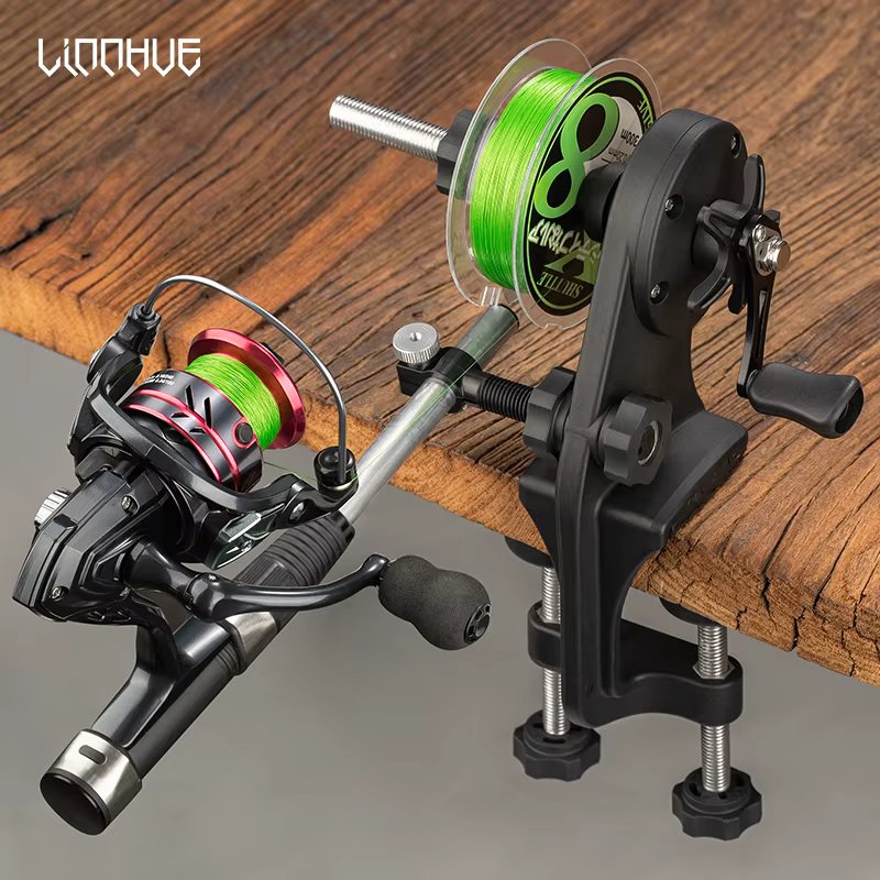 LINNHUE Lightweight Fishing Line Winder Spooler Antirust Sturdy Line Winder Spinning Baitcasting Reel Fishing Tool Accessories
