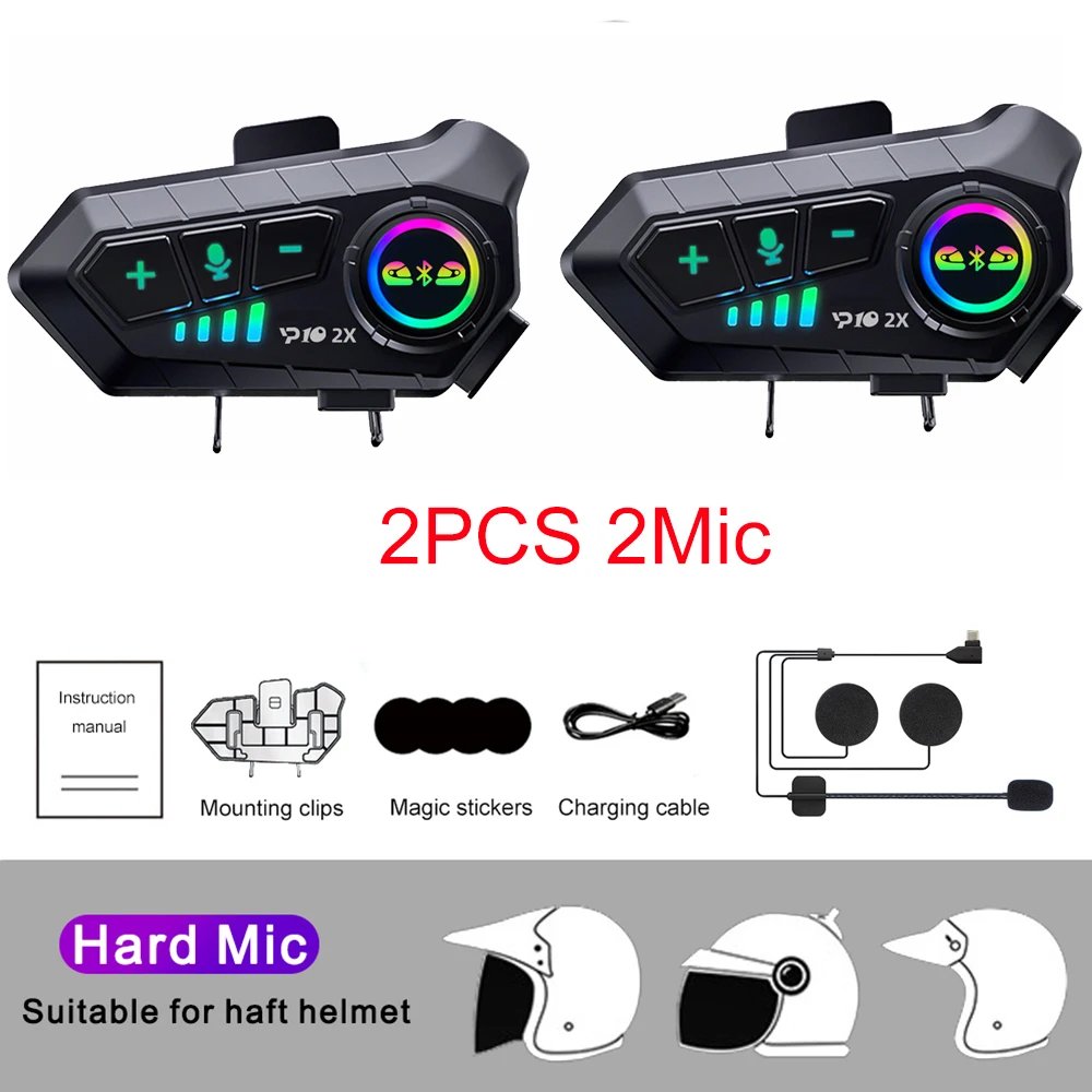 2PCS Hard Mic