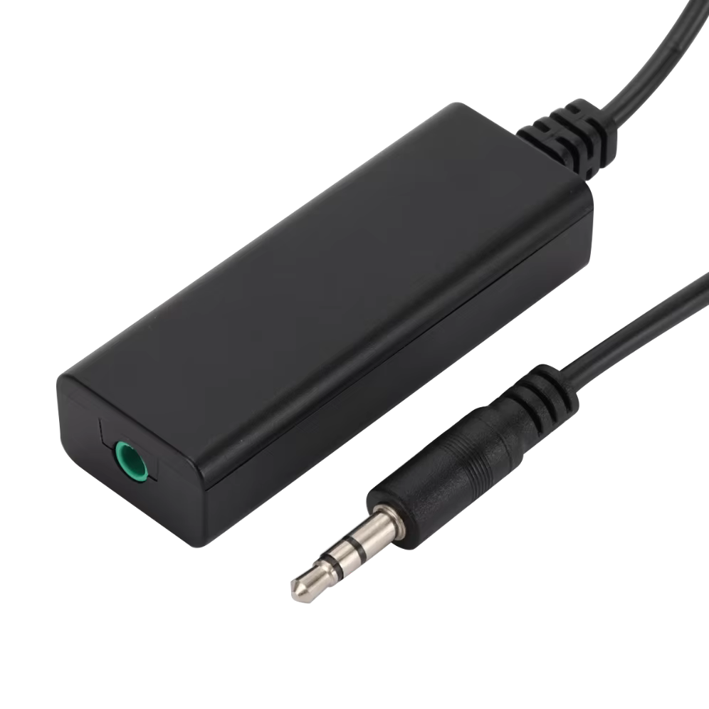 Grwibeou 3.5mm Aux Audio Noise Filter Ground Loop Noise Isolator Eliminate Buzzing For Car Stereo Audio System Home Amplifier