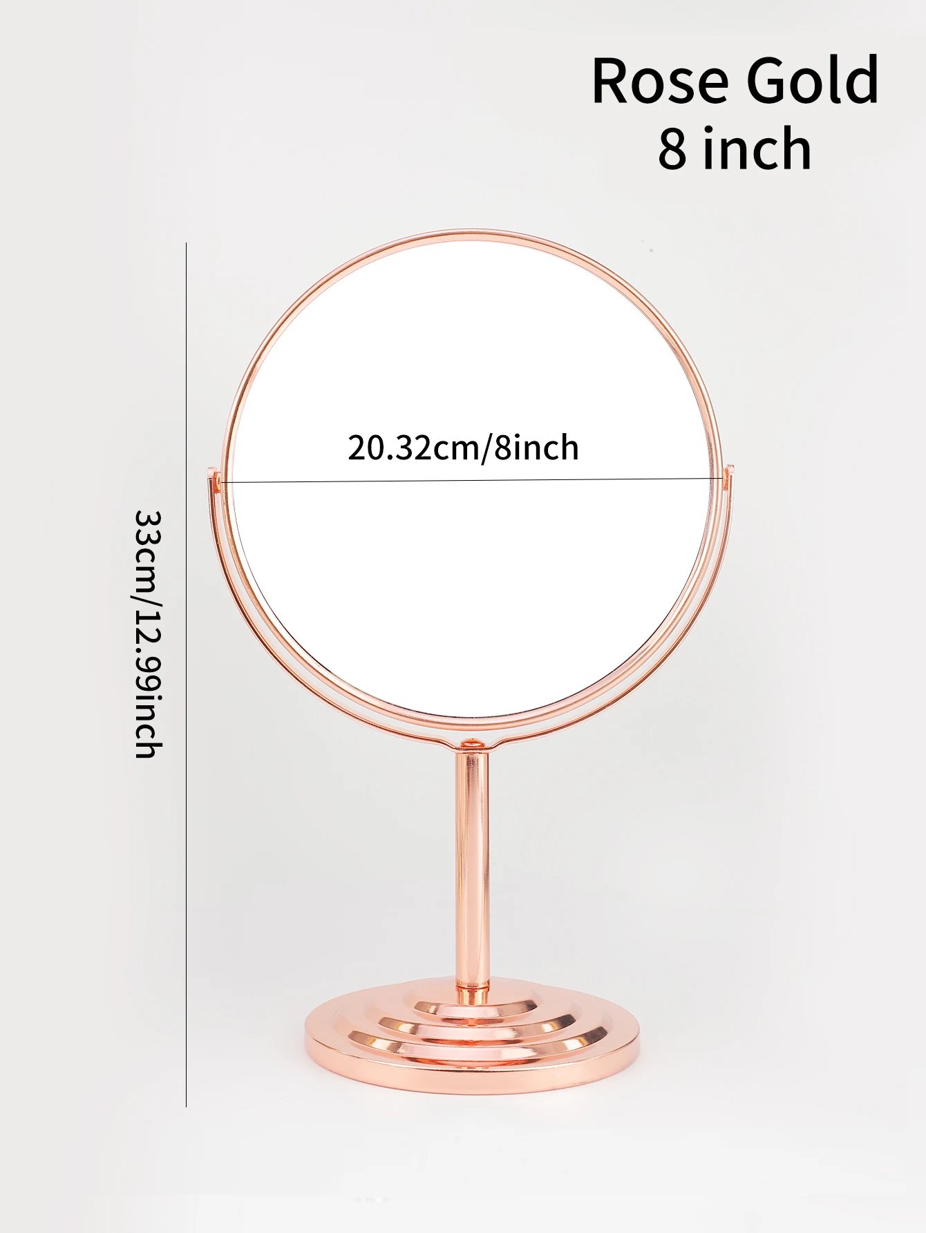 8in-Rose gold