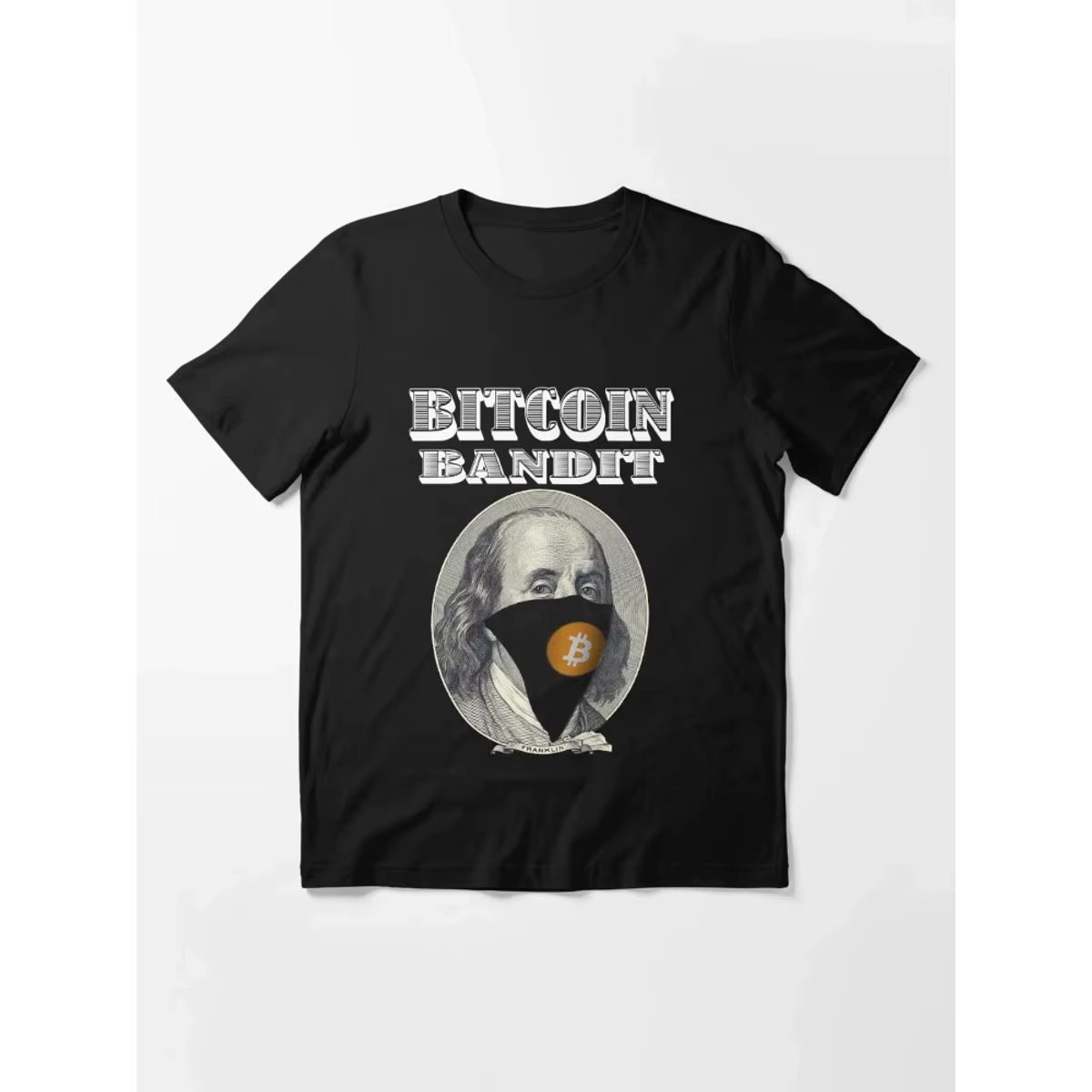 Men's Bitcoin Bandit Streetwear Premium Cotton T-Shirt