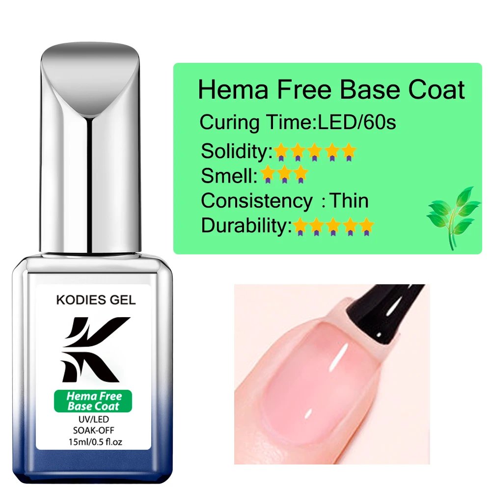 KODIES GEL Super White Gel Nail Polish American White French Manicure Hybrid Gel Varnish Semi Permanent UV/LED Nail Art Manicure