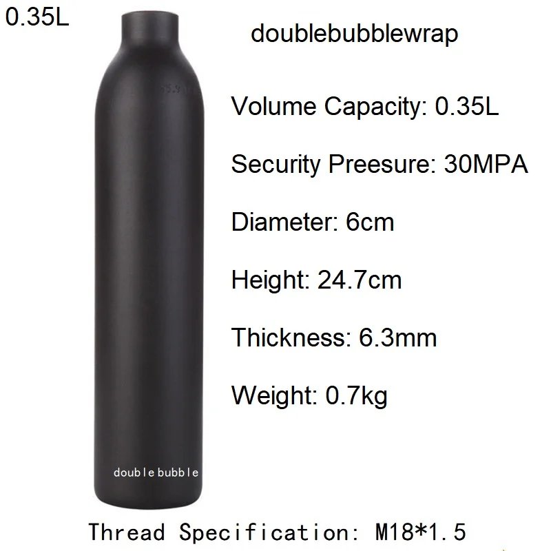 0.35L Aluminum Tank
