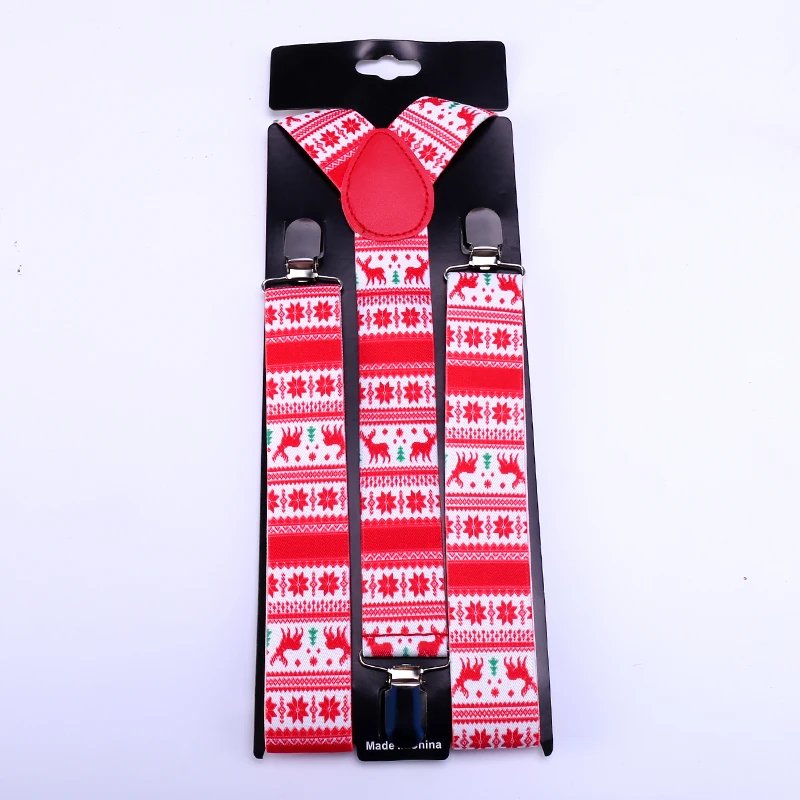 35BD-Xmas 2 deer Red