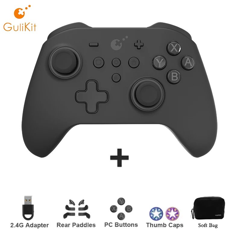 GuliKit KK3 MAX Controller NS39 KingKong 3 Gamepad with Hall Effect Joysticks & Triggers for Windows Nintendo Switch Android iOS