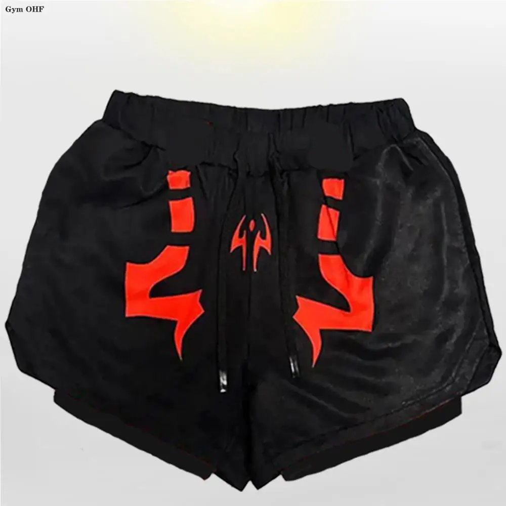 Black-2 in 1-Shorts