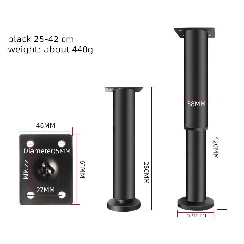 Black 25-42cm