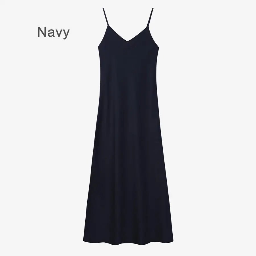 Navy Satin dress