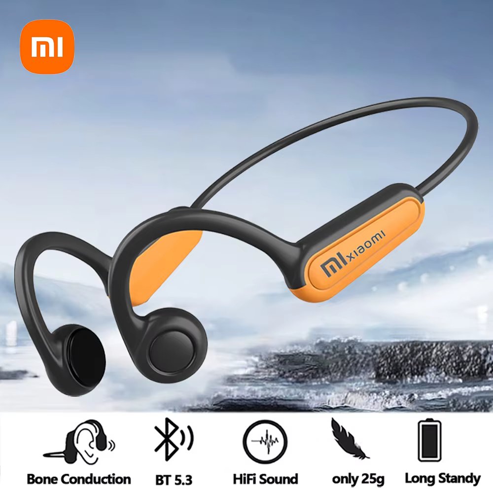 Xiaomi Mijia Bone Conduction Earphones Bluetooth 5.3 Sports Wireless Headphones Ear Hook Waterproof Headset for Running Driving