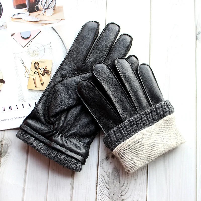 Black wool lining