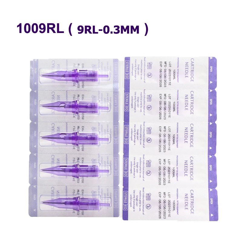 10PCS/Box High Quality Cartridges Disposable Tattoo Needles Standard Size #10 9RL 11RL 3RS 5RS 7RS For Permanent Makeup Device