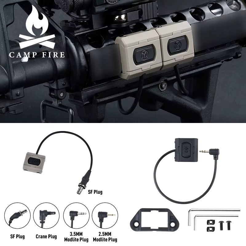 Tactical ModButton Remote Pressure Switch For SF M300 M600 Flashlight Weapon Light DBAL A2 PEQ15 MLok Keymod Airsoft Accessories