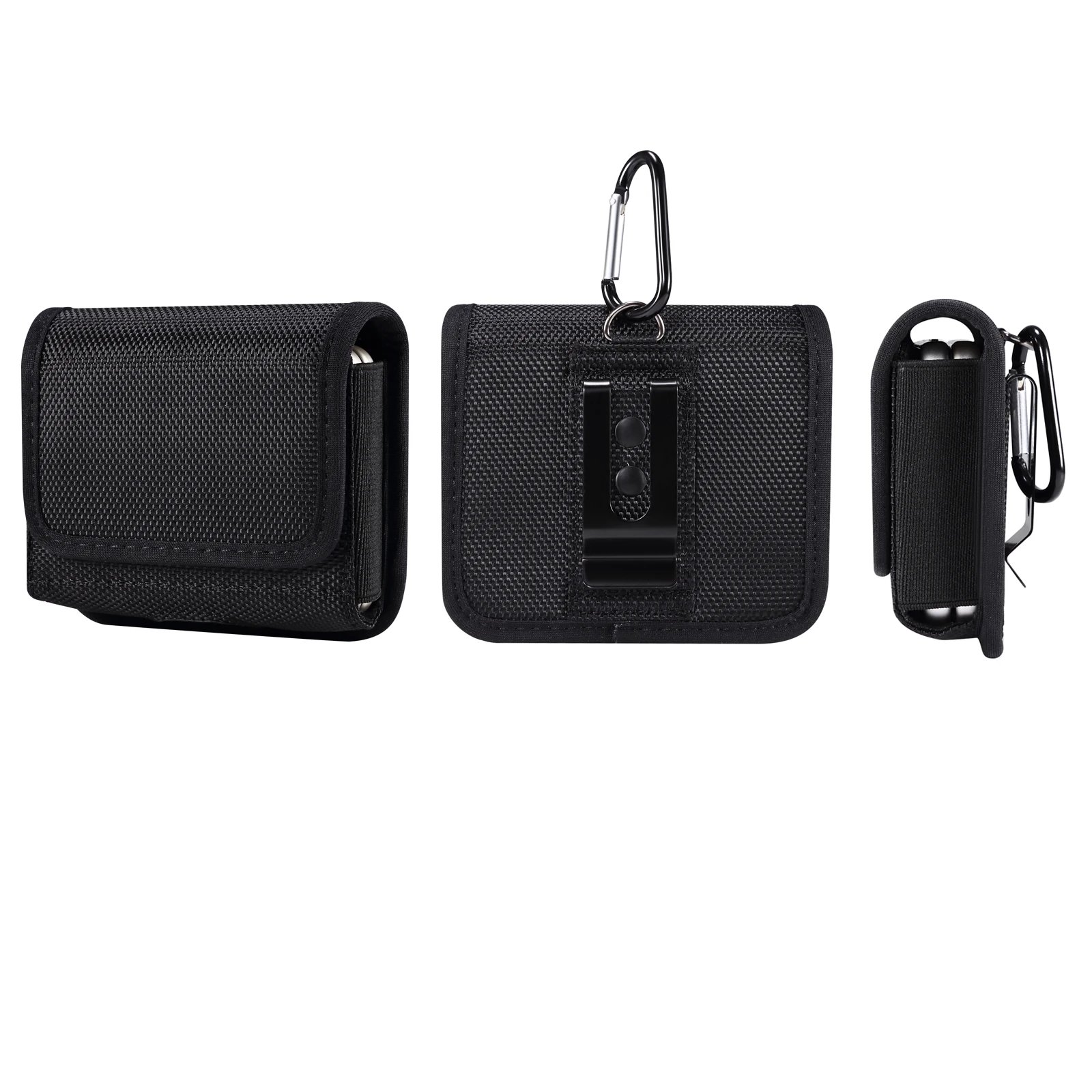 Oxford Waterproof Belt Clip Case Men Waist Bag For Samsung Z Flip 6 5 4 3,Galaxy Flip5 Flip4,Moto Razr 40 Ultra 5G Holster Pouch