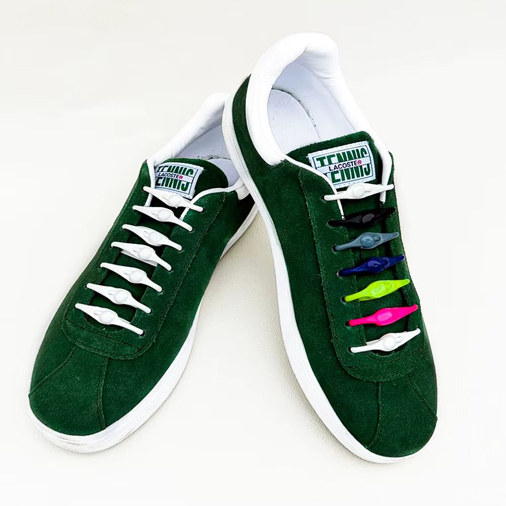 Elastic good rubber shoelaces 12p