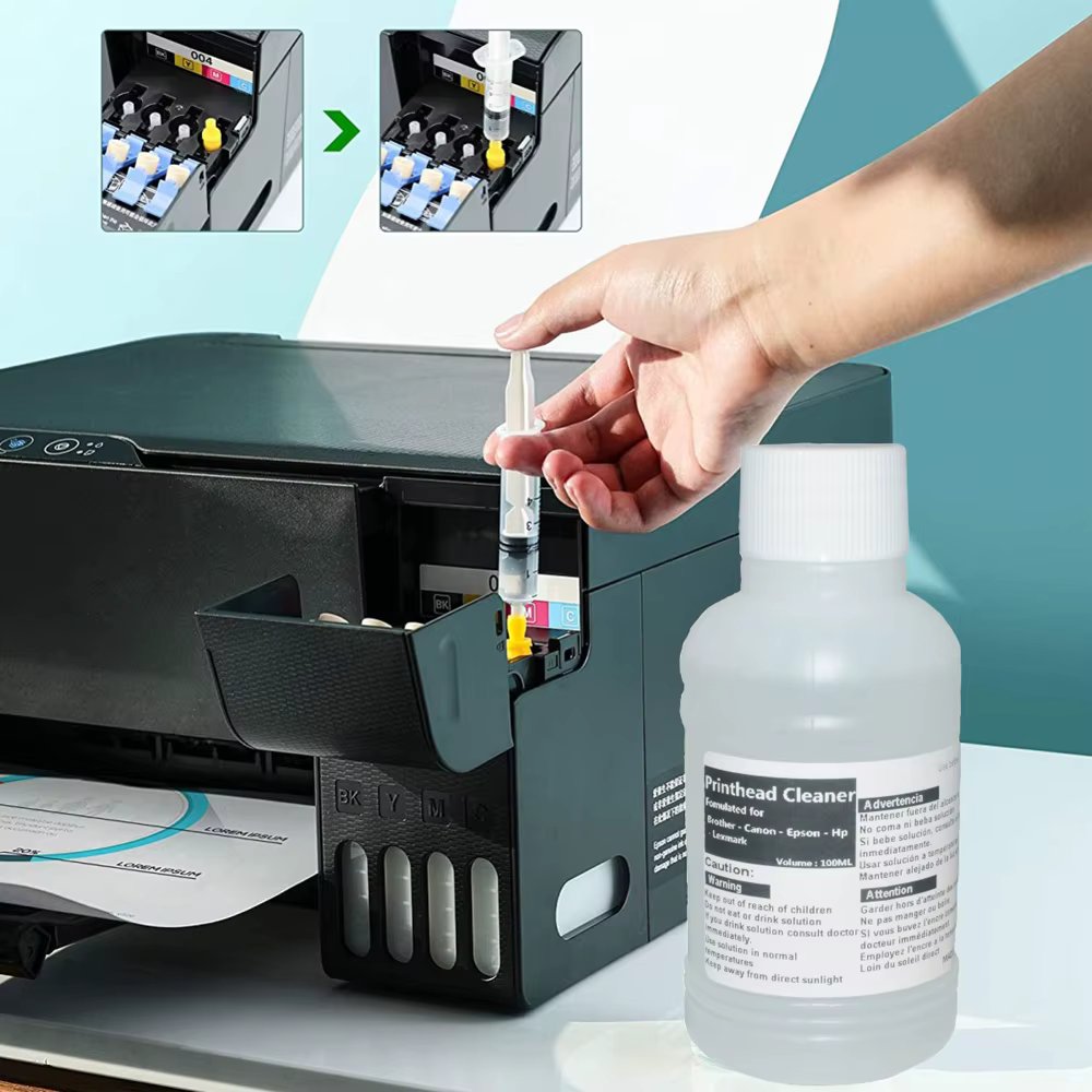 Printhead Cleaner For Epson L3150 L3110 104 502 512 504 Ink EcoTank Printer Head Cleaning Kit ET2700 ET2750 ET3700