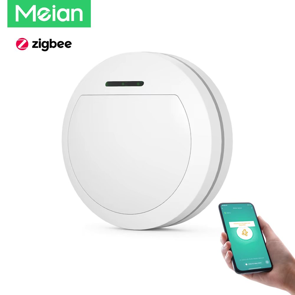 Meian Tuya Motion Sensor Smart Infrared Sensor Zigbee Motion Detector for Alarm Security Protection System Tuya/ Smart Life APP