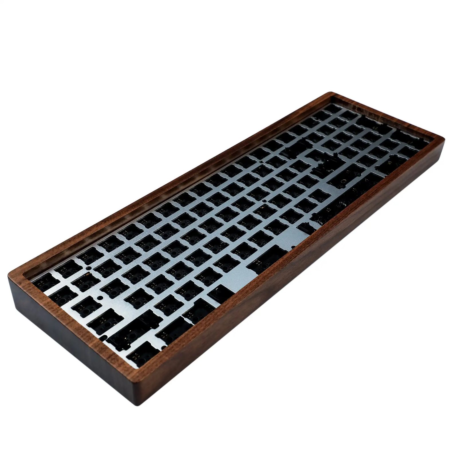 Walnut-Silver Plate
