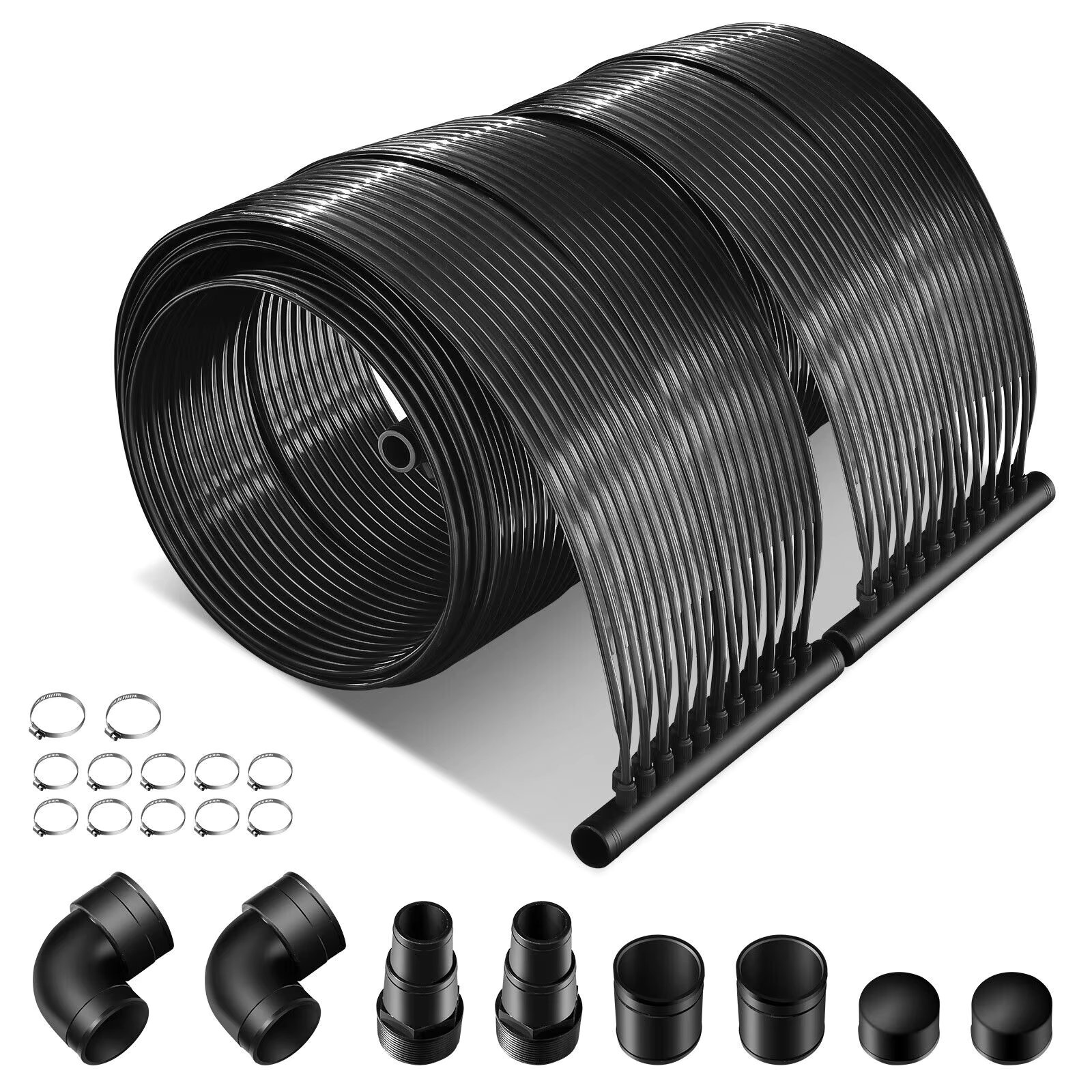 GOFLAME Swimming Pool Heating System 300 x 75 cm Solar Collector Panels