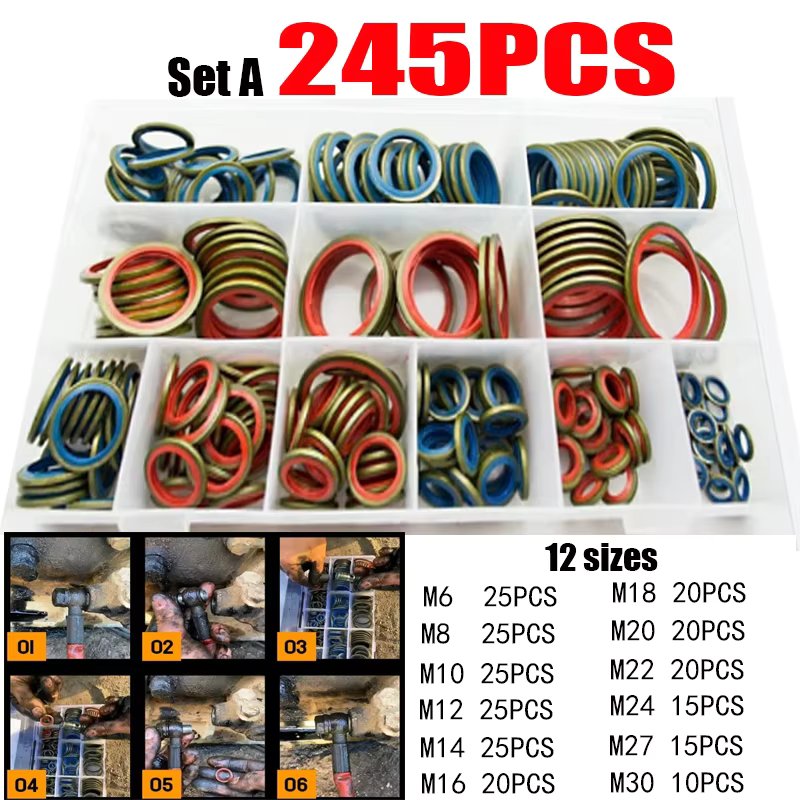 245PCS M6-M30