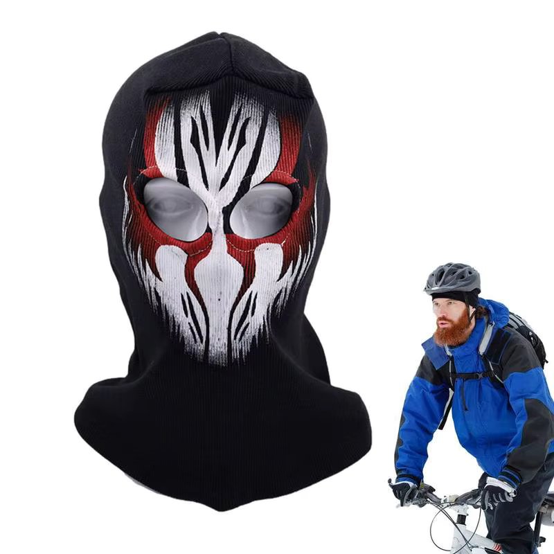 Dust-proof Windproof Eye Open Breathable Motorcycle Helmet Outdoor Biking Ski Mouth Cover Protective Headgear Full Face Mask