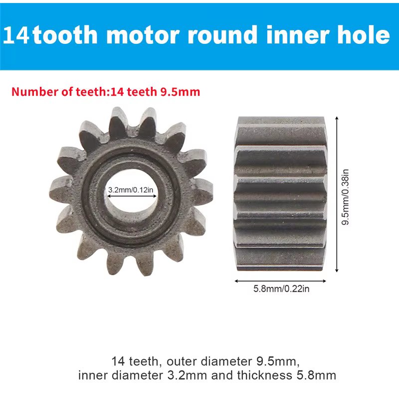 14 Teeth (9.5mm)
