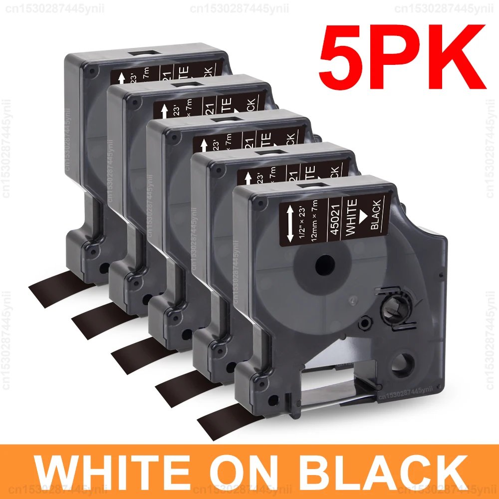 5PK White on Black