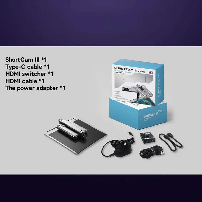 ShortCam III PCB Thermal lmager Infrared Maintenance Dual-light High-class Model Compatible With Apple, Android, Laptops etc