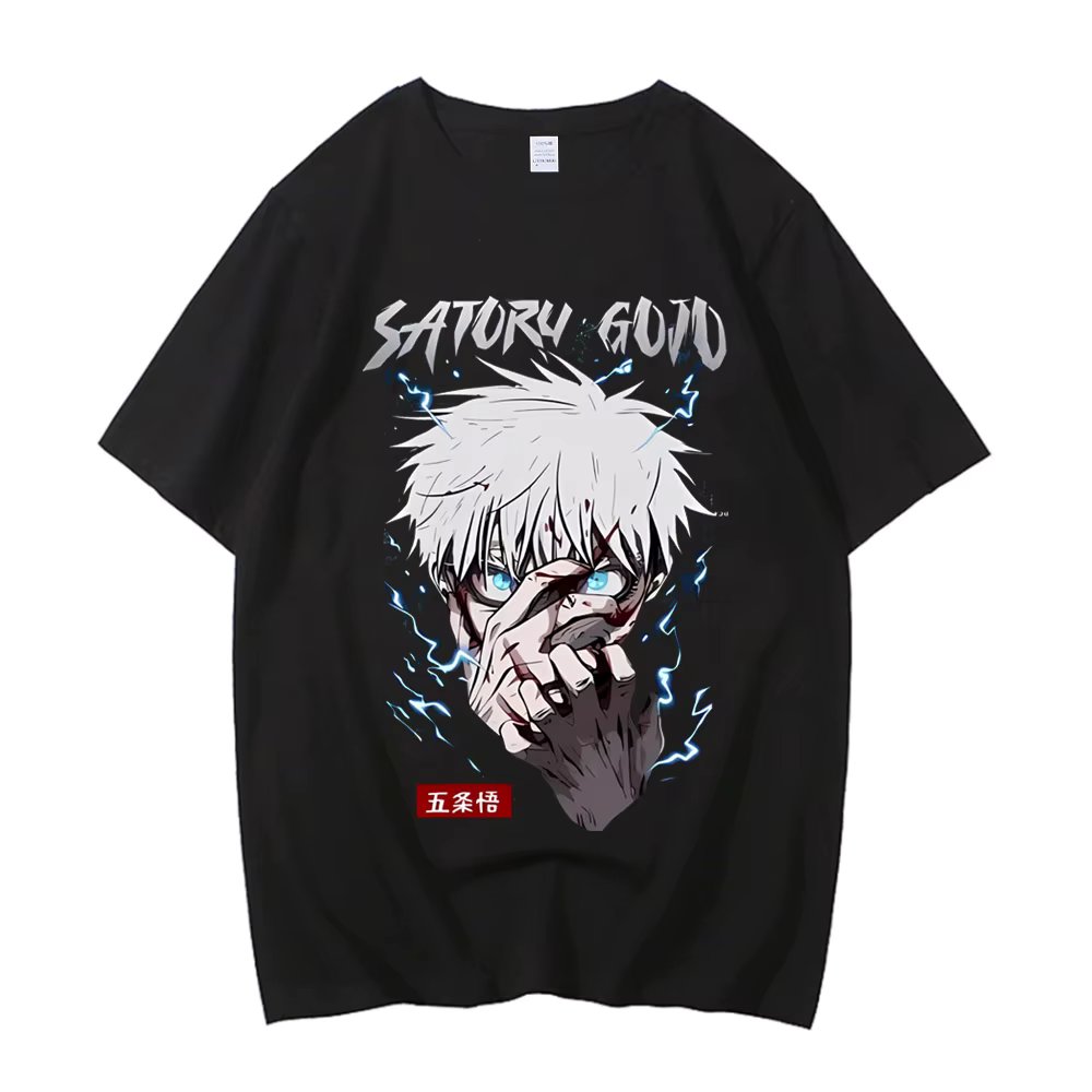 Jujutsu Kaisen T Shirt Japanese Anime Tees Women Men Grunge Aesthetic Short Sleeve High Quality Cotton Streetwear