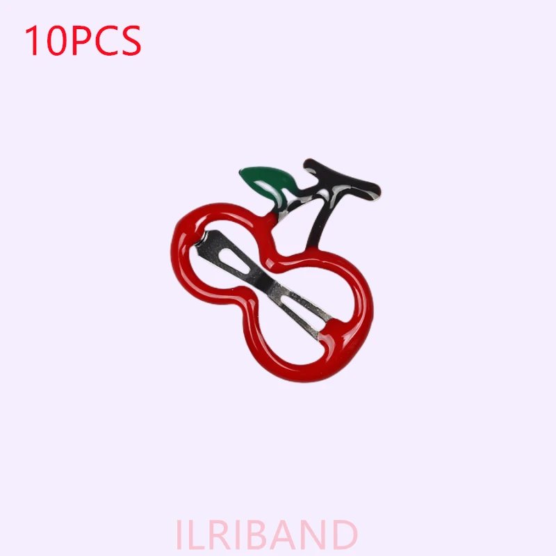 10pcs cherry-red
