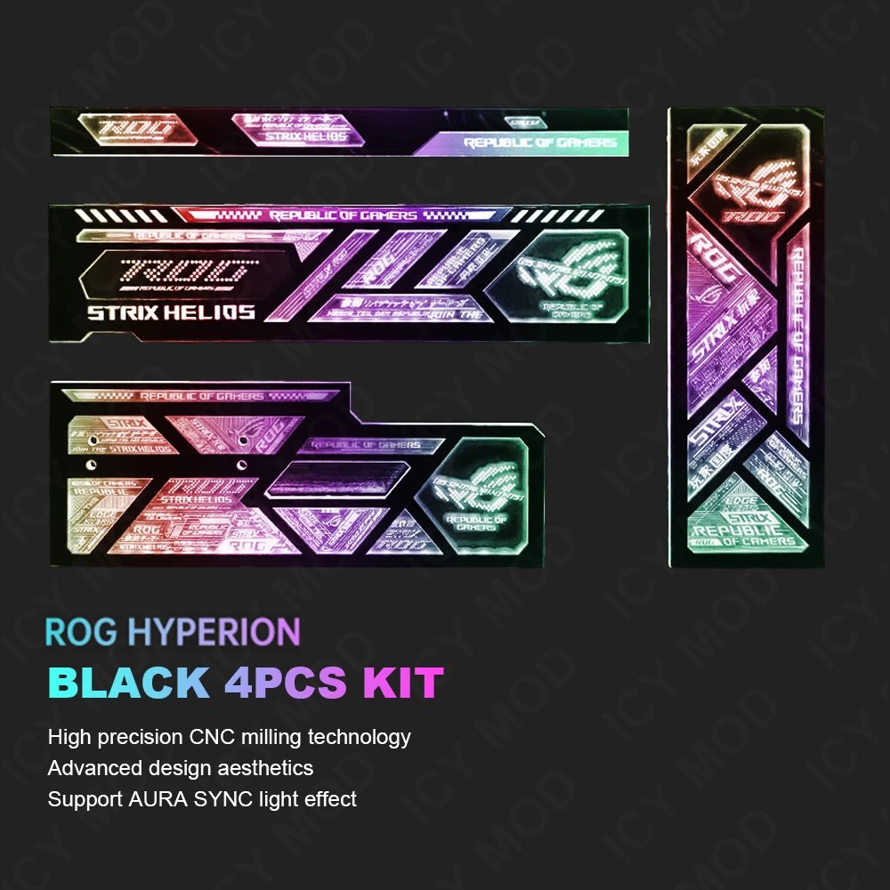 GR701 Black 4pcs