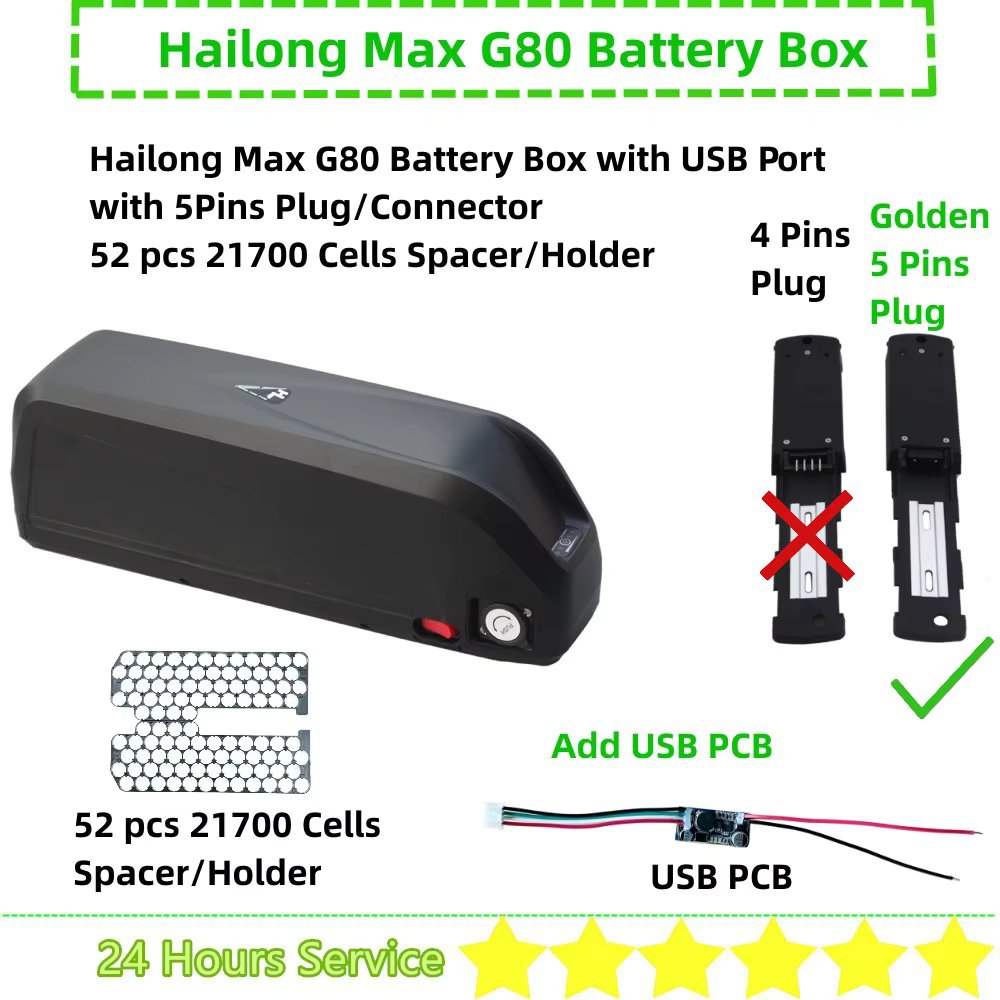 Max 48V 5P 21700 USB