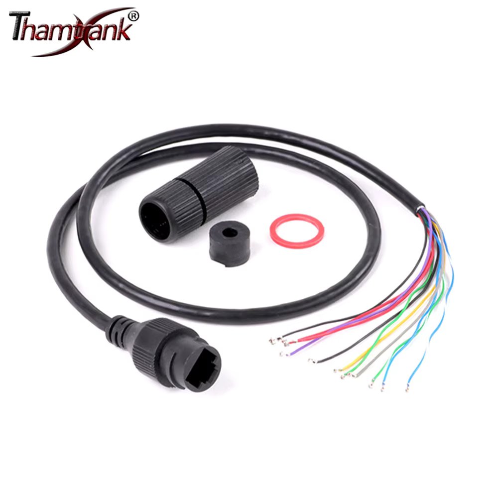 1pc RJ45 Network Female Jack Power Cable CCTV IP Camera Ethernet Network RJ45 POE IP Camera Module Video 60cm with Terminlas